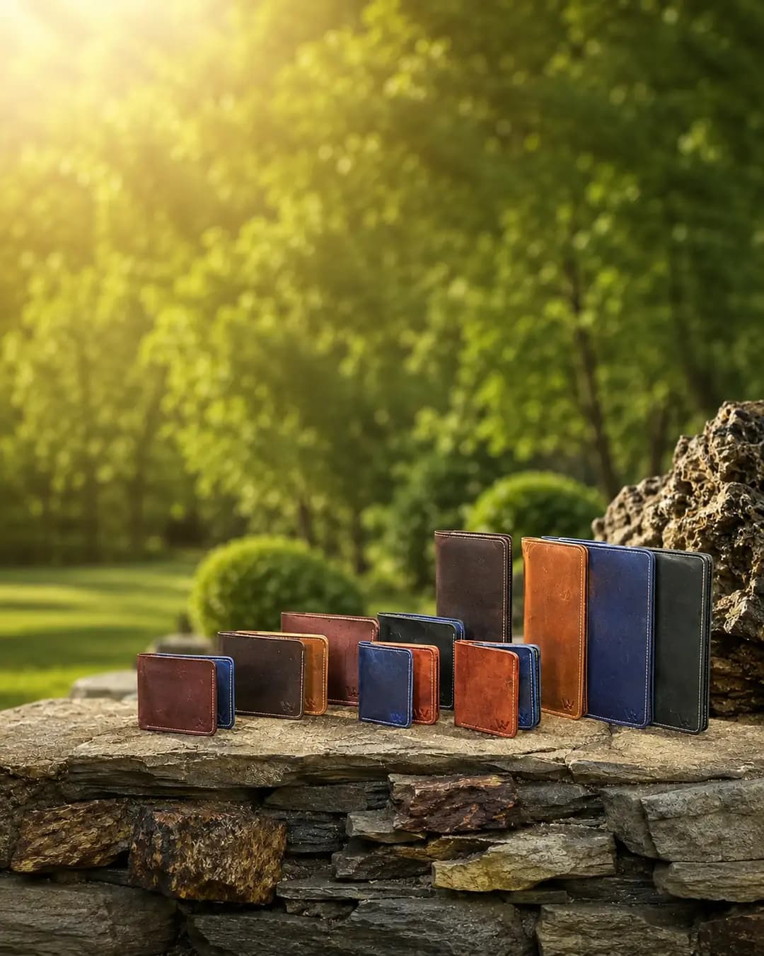 Wrenza handcrafted full-grain leather wallets and accessories collection